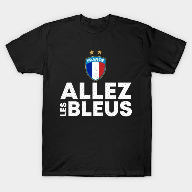 France, Allez Les Bleus T-Shirt by zeno27